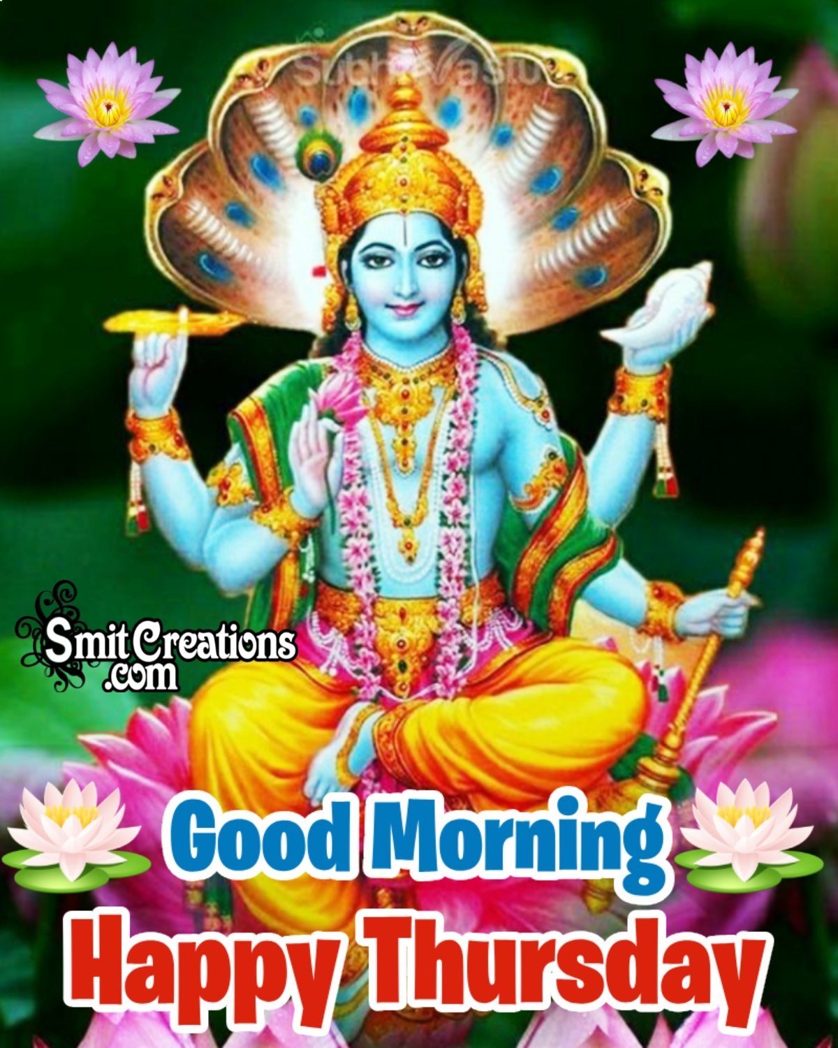 Good Morning Happy Thursday Vishnu Pic