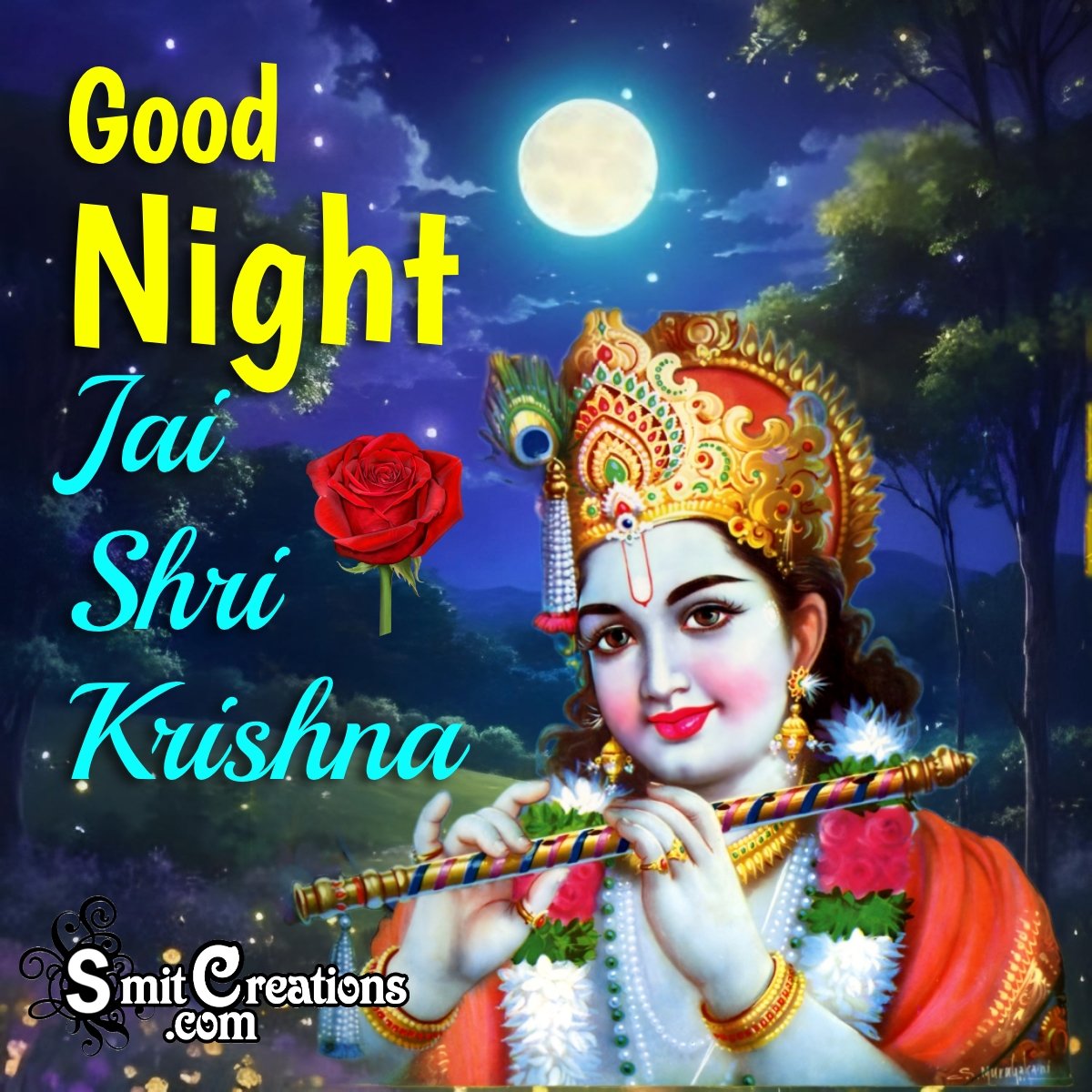 Good Night Jai Shri Krishna