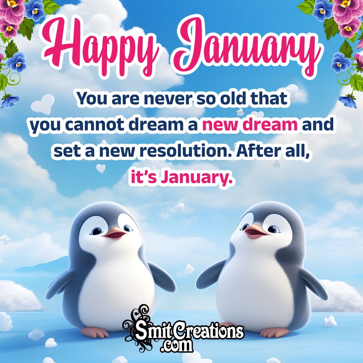 Happy January Month Wishes