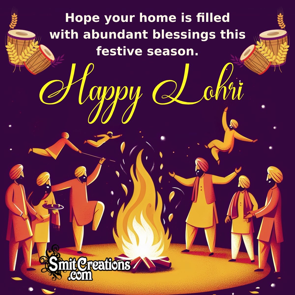 Happy Lohri Wish Image