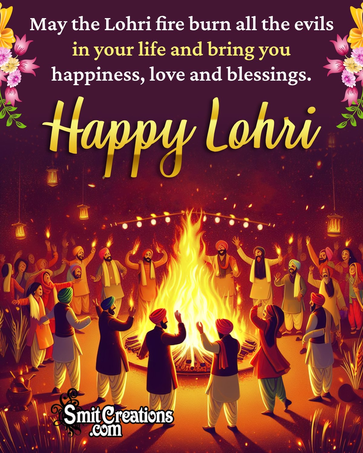 Happy Lohri Wish Picture