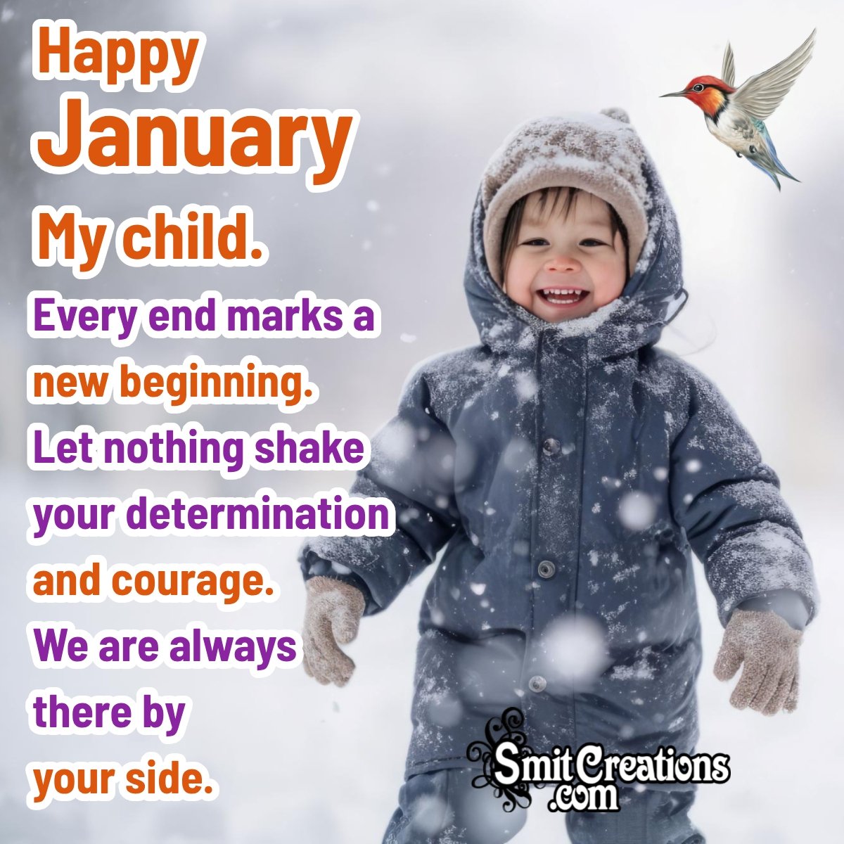 January Month Wishes For Children