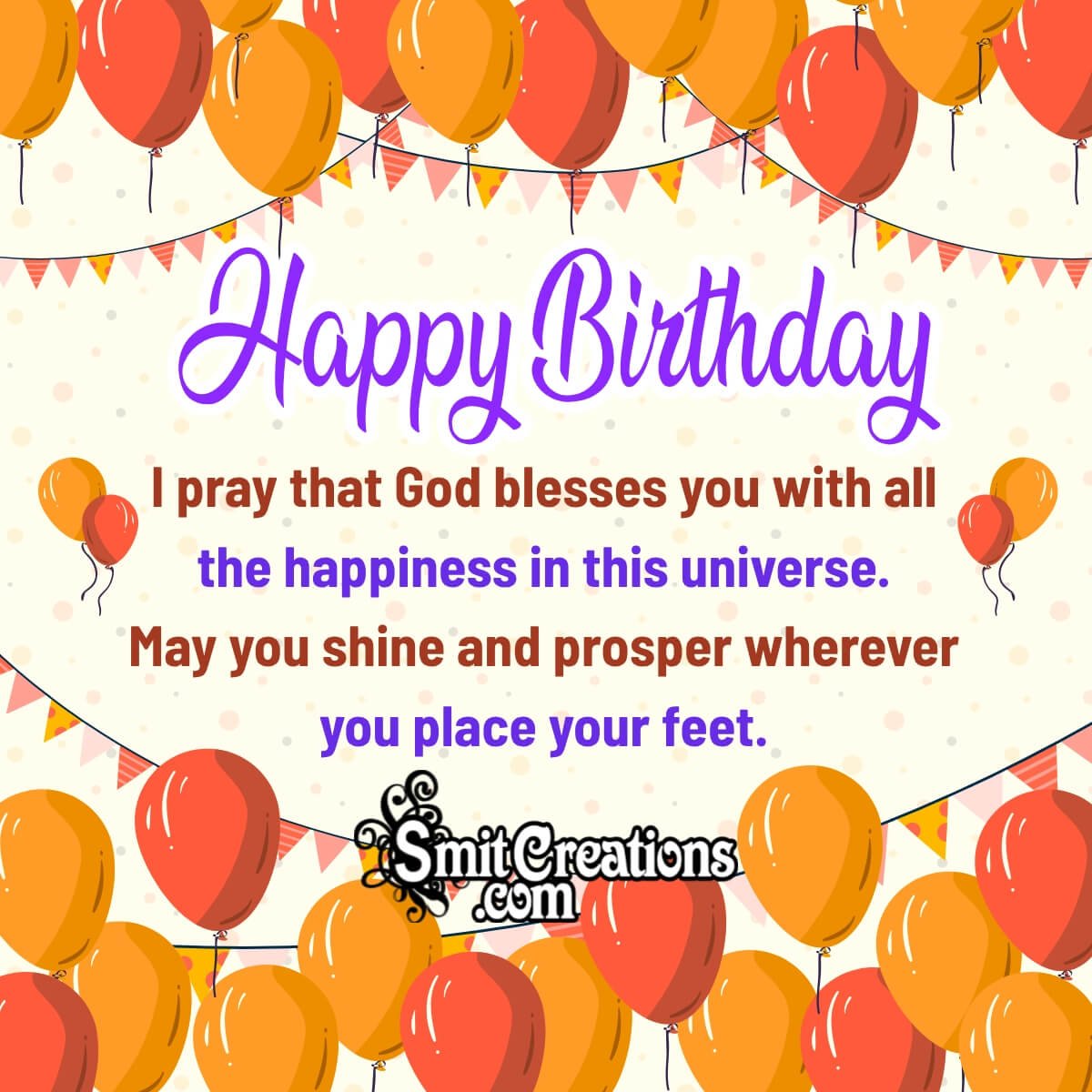 Birthday Wishes God Bless