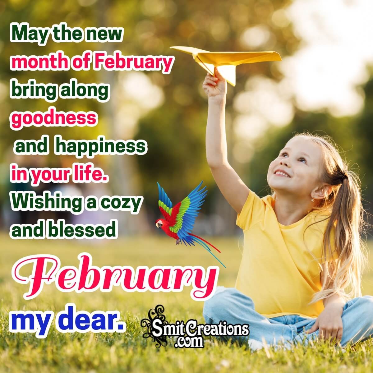 February Month Wish Image