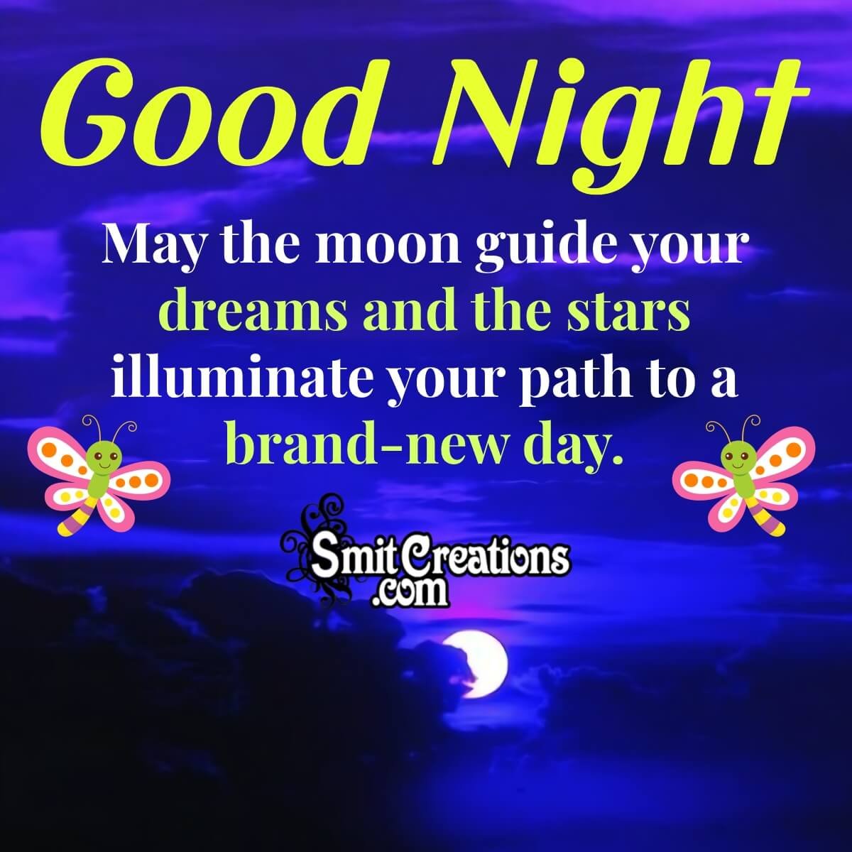 Good Night Wish Pic