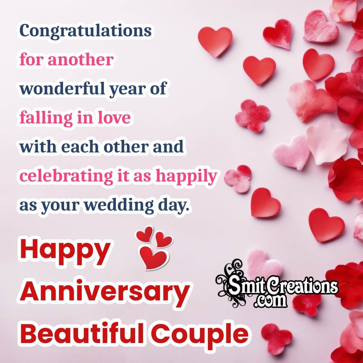 Happy Anniversary Wishes For Couple