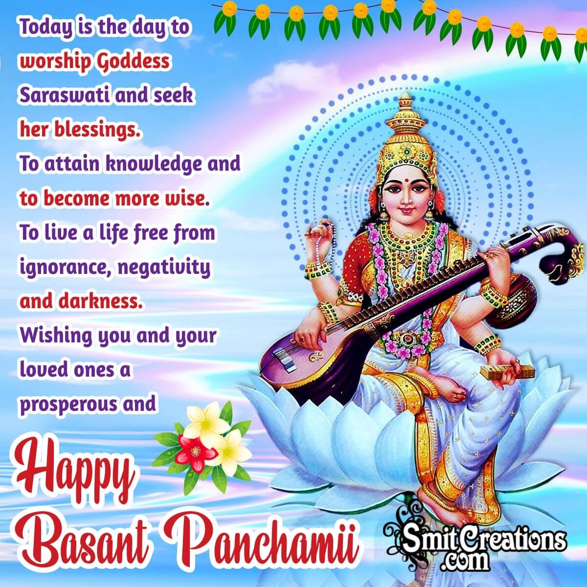 Happy Basant Panchami Blessings