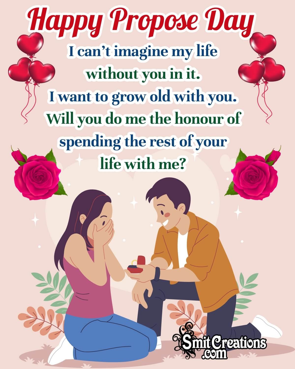Happy Propose Day Wishes For Girlfriend
