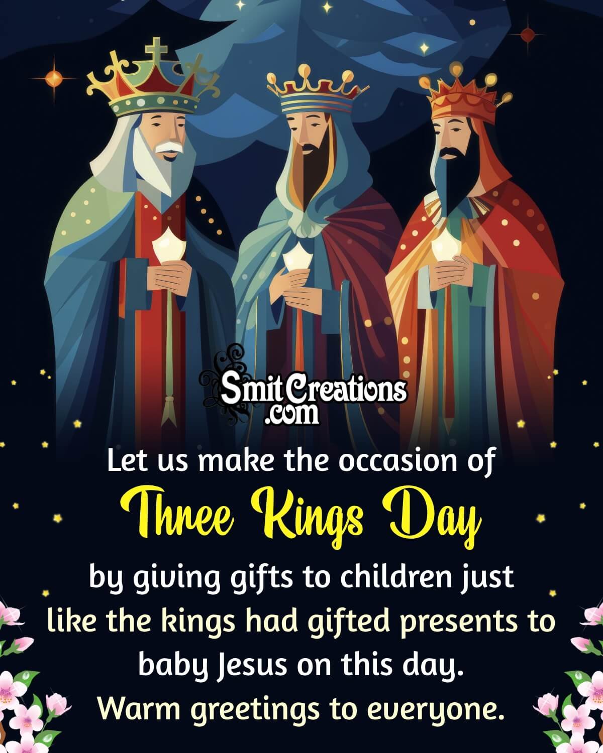 Happy Three Kings Day Messages
