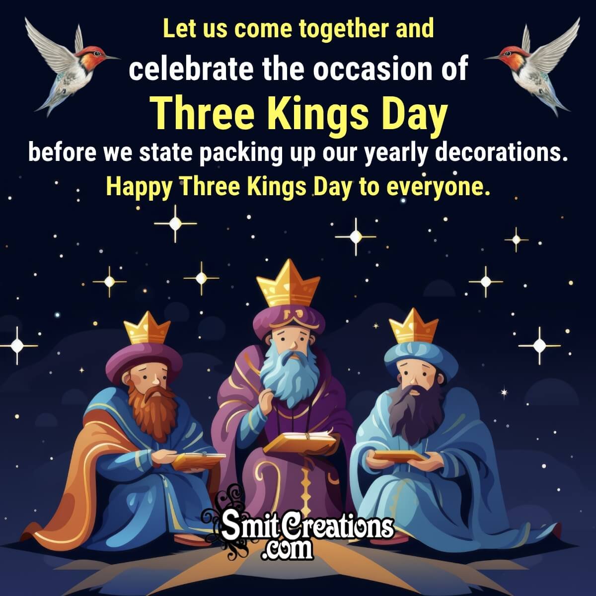 Three Kings Day Messages