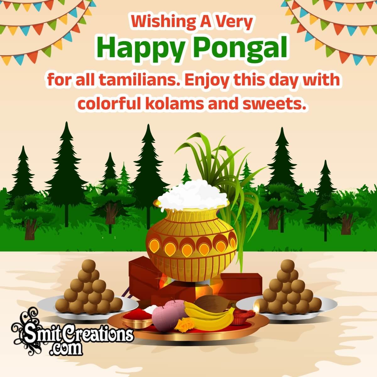 Wishing A Very Happy Pongal