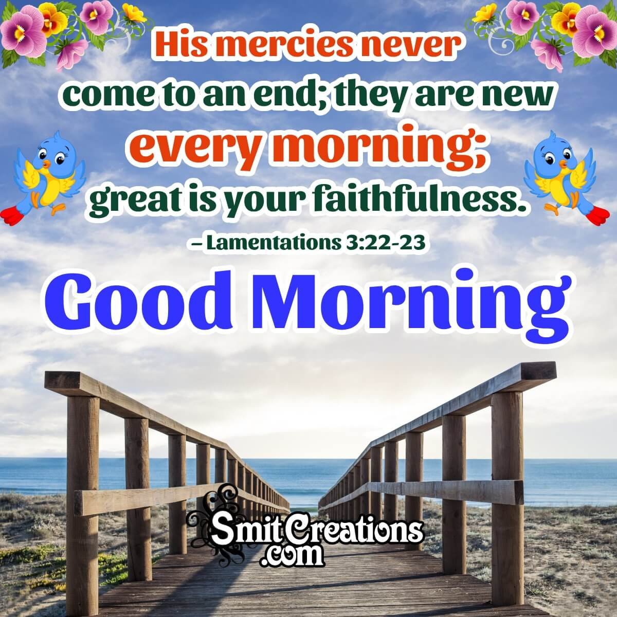 Good Morning Bible Verse Blessings Message Image