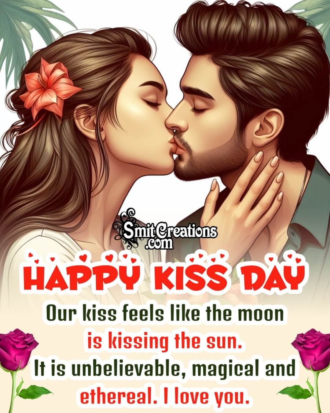 Happy Kiss Day I Love You