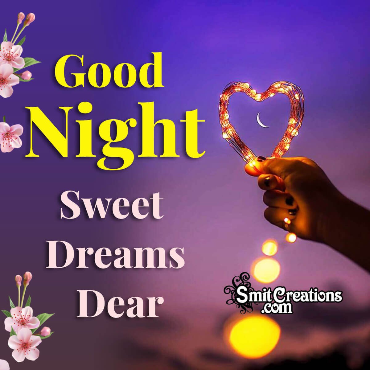 Awesome Good Night Sweet Dreams Dear Pic