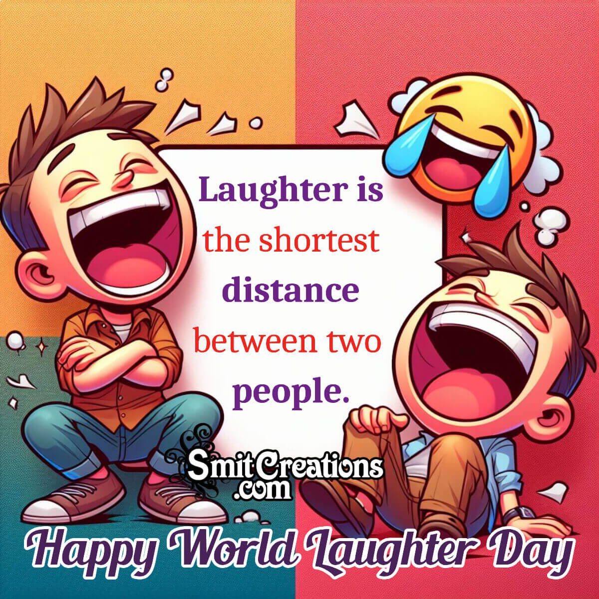 Awesome Happy World Laughter Day Status Picture