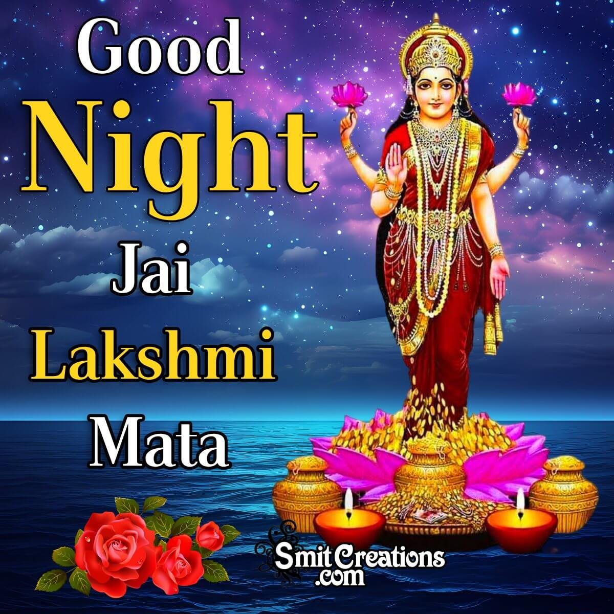 Best Good Night Jai Lakshmi Mata Image