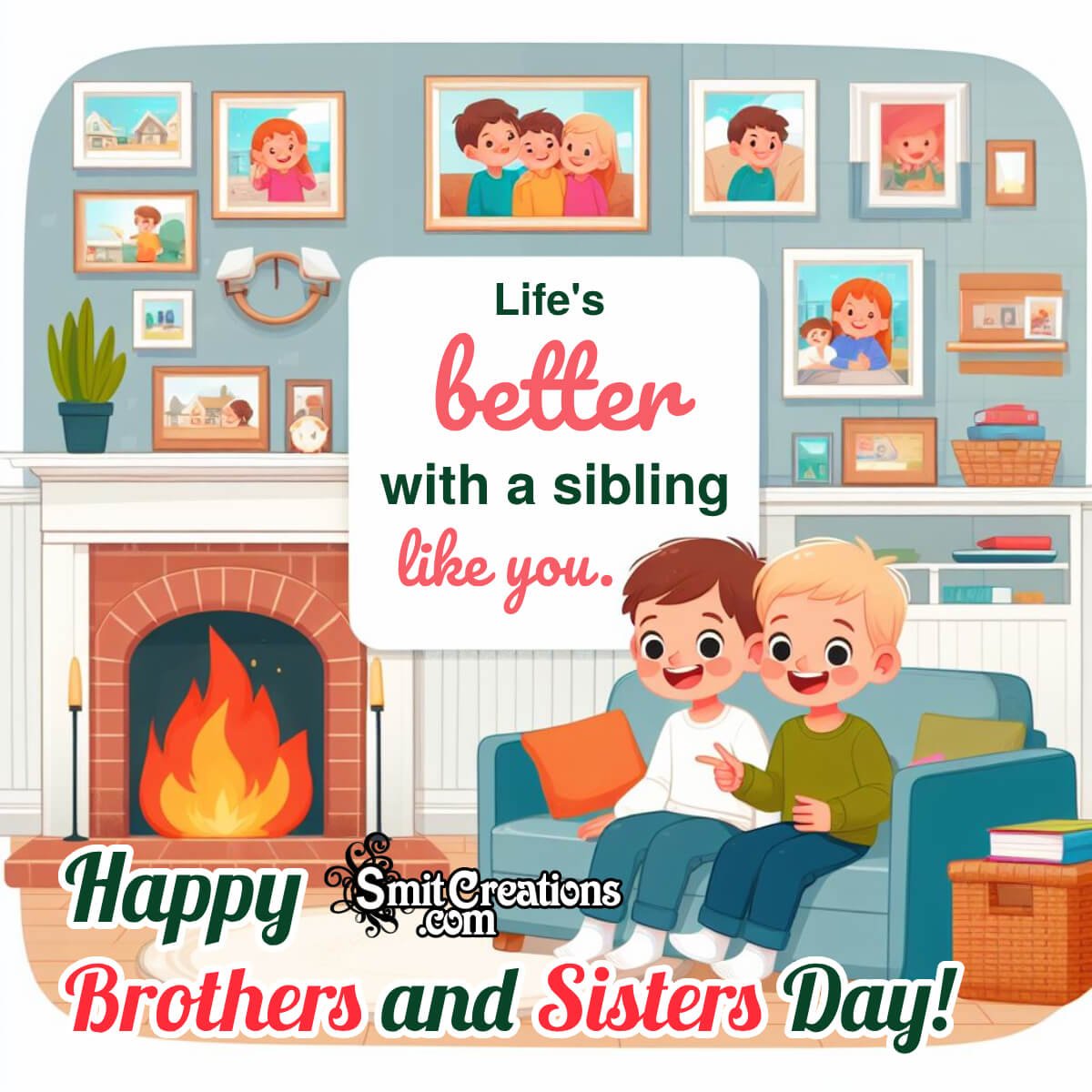 Brothers And Sisters Day Message Picture