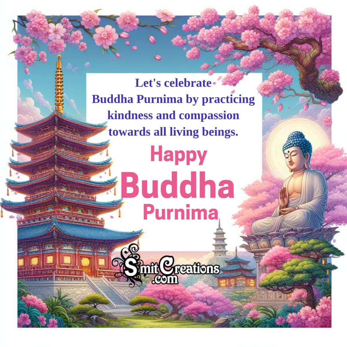Buddha Purnima Wishing Picture