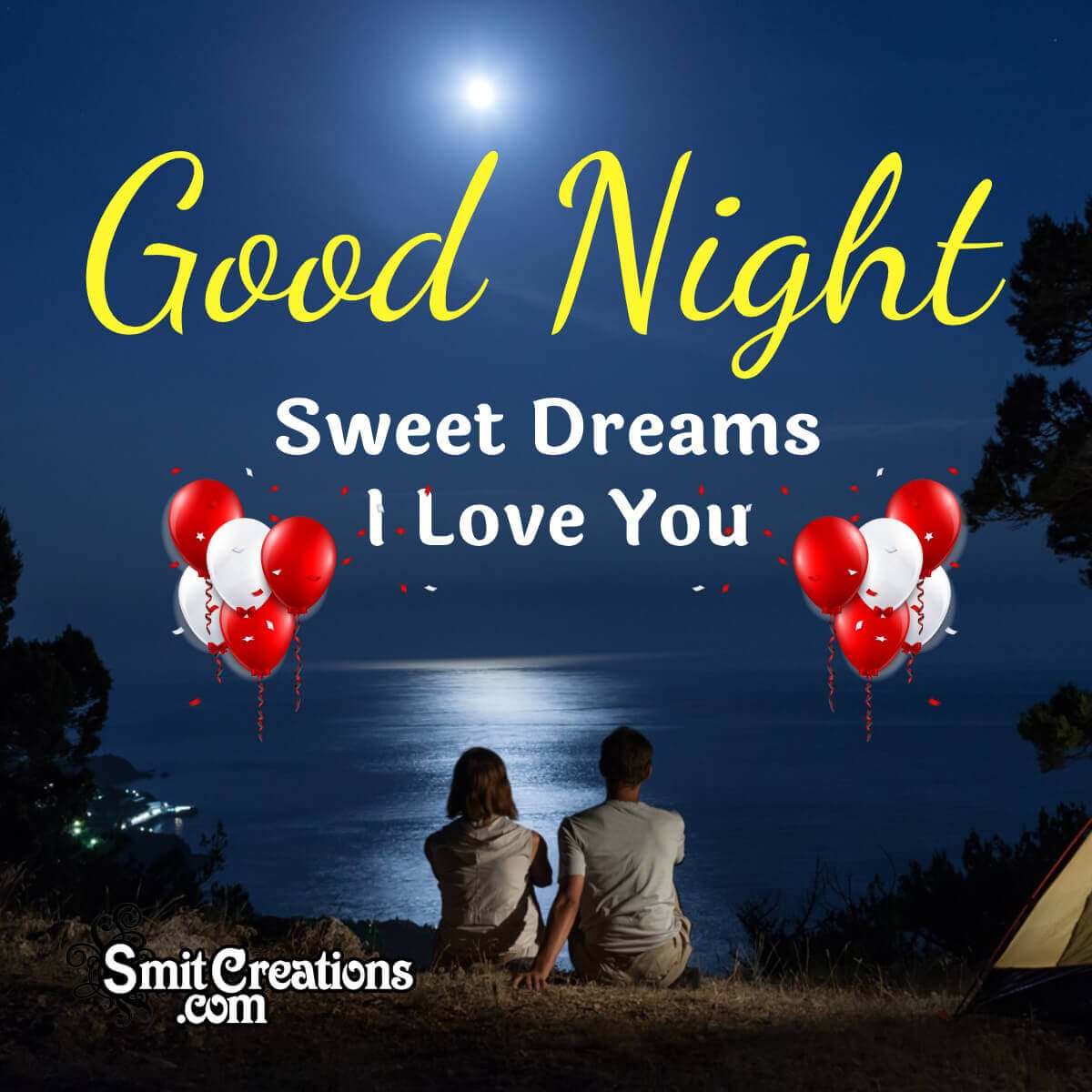 Cool Good Night Sweet Dreams I Love You Pic