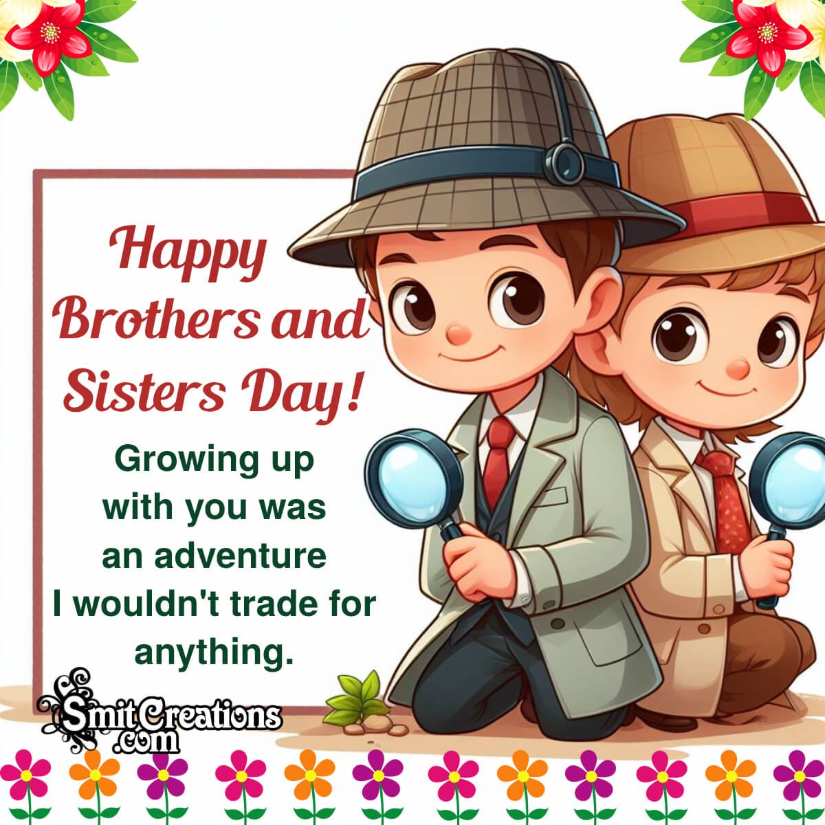 Happy Brother And Sister Day Greeting Pic