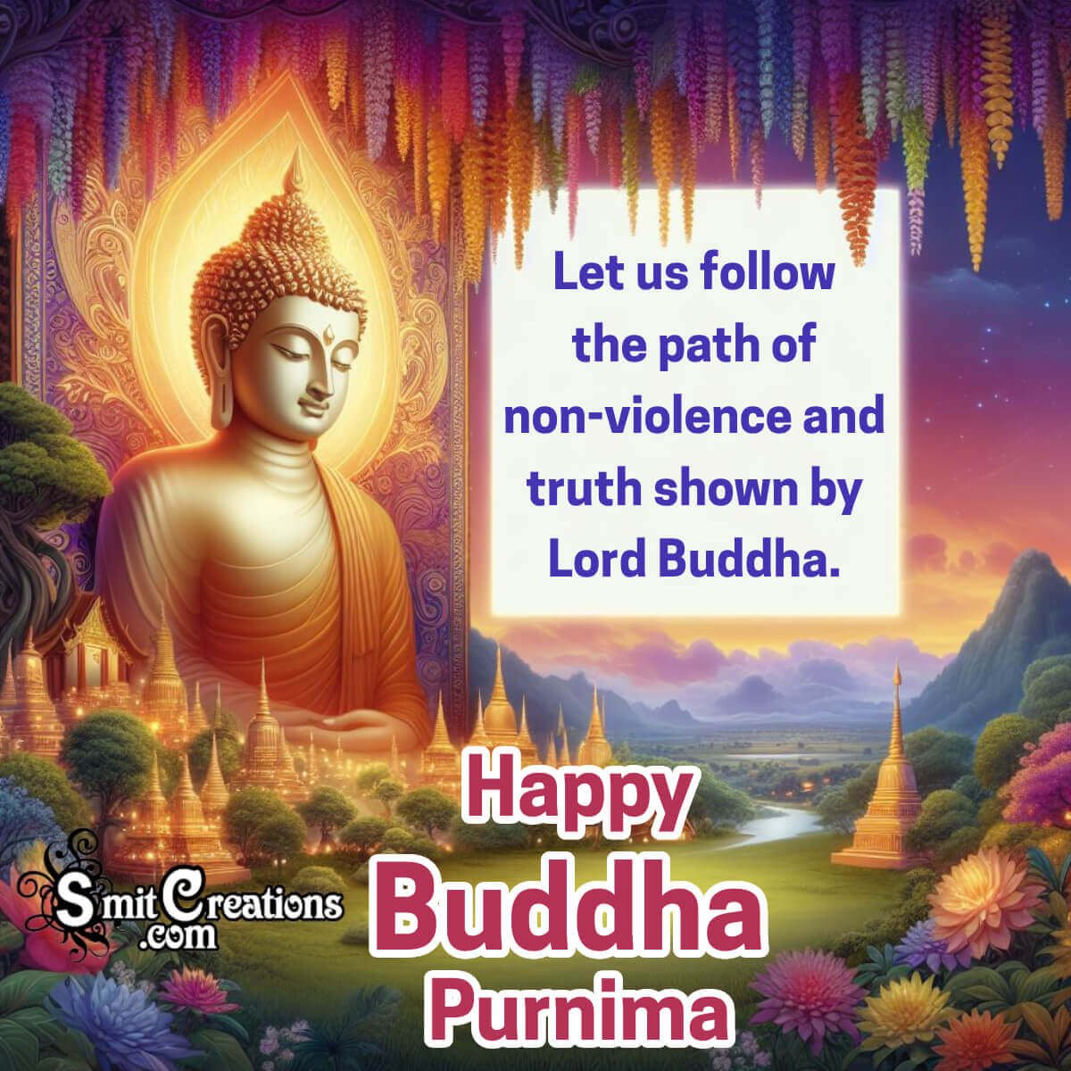 Happy Buddha Purnima Wish Photo