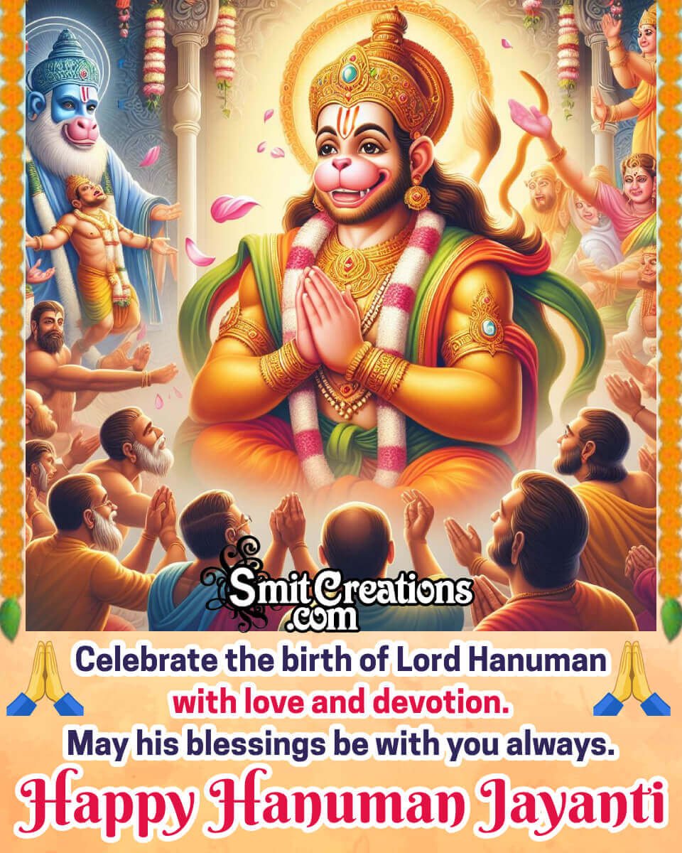 Happy Hanuman Jayanti Status Photo