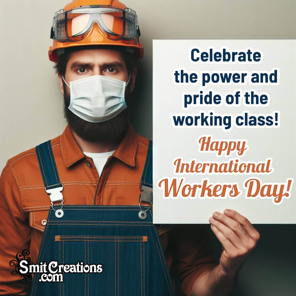 Happy International Workers Day Wish Photo