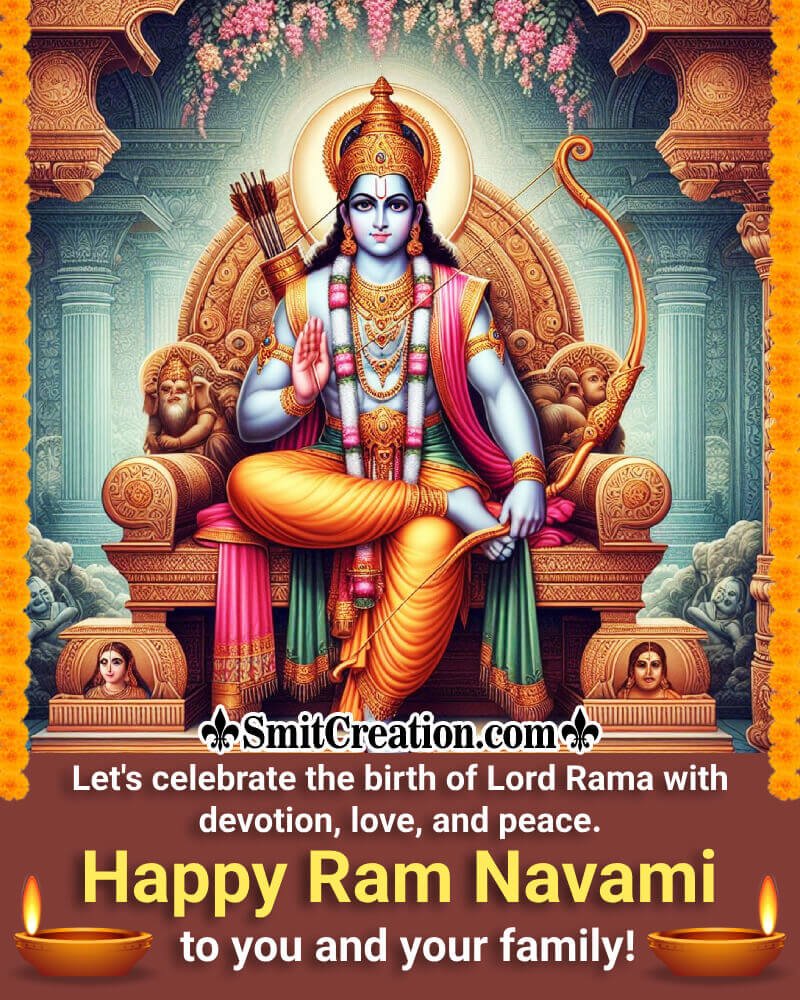 Happy Ram Navami Blessing Pic