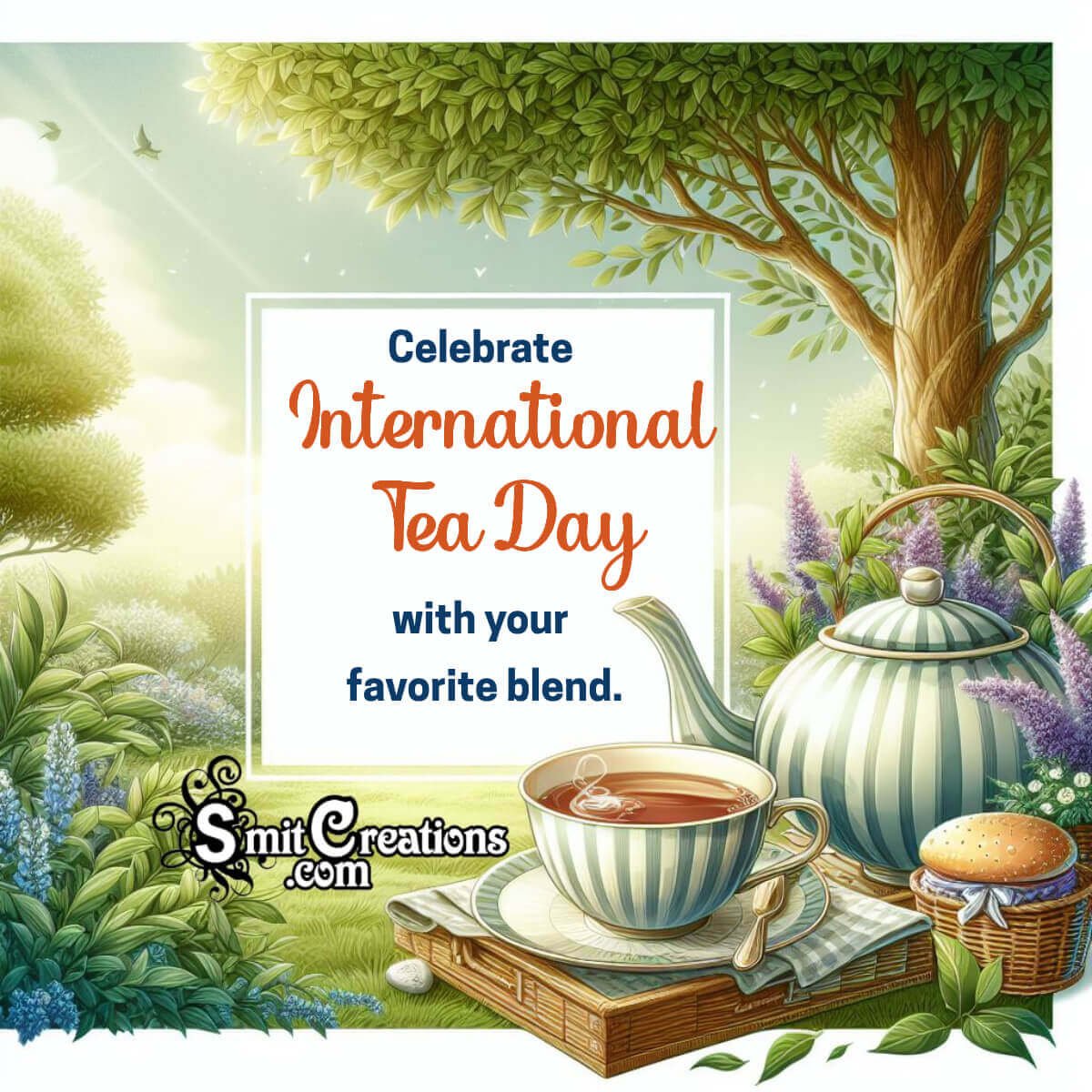 International Tea Day Wish Image