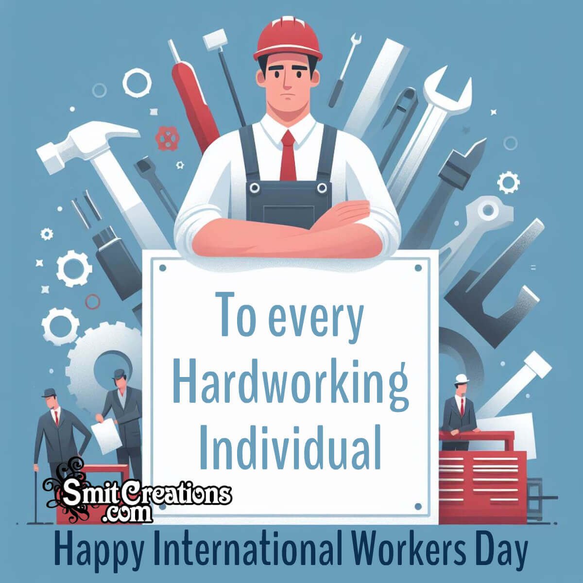 International Workers Day Wishing Image