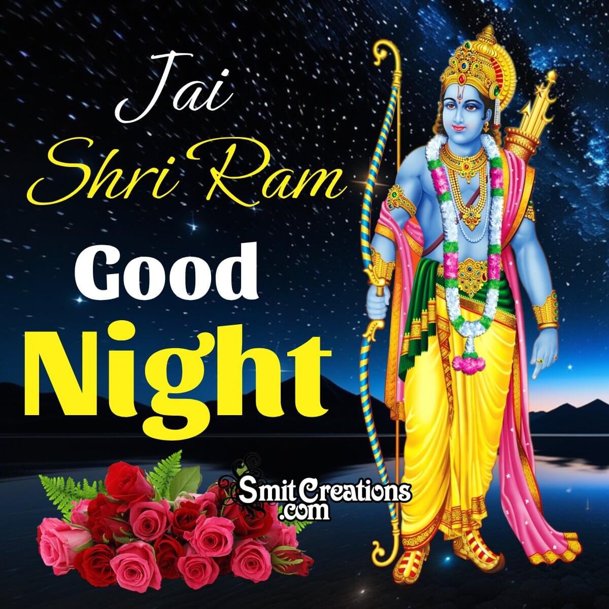 Jai Shri Ram Good Night Pic