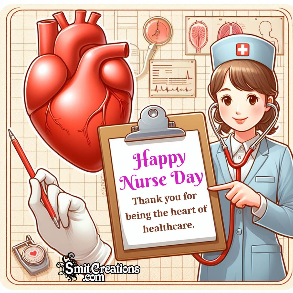 Thank You Message Pic On Nurses Day