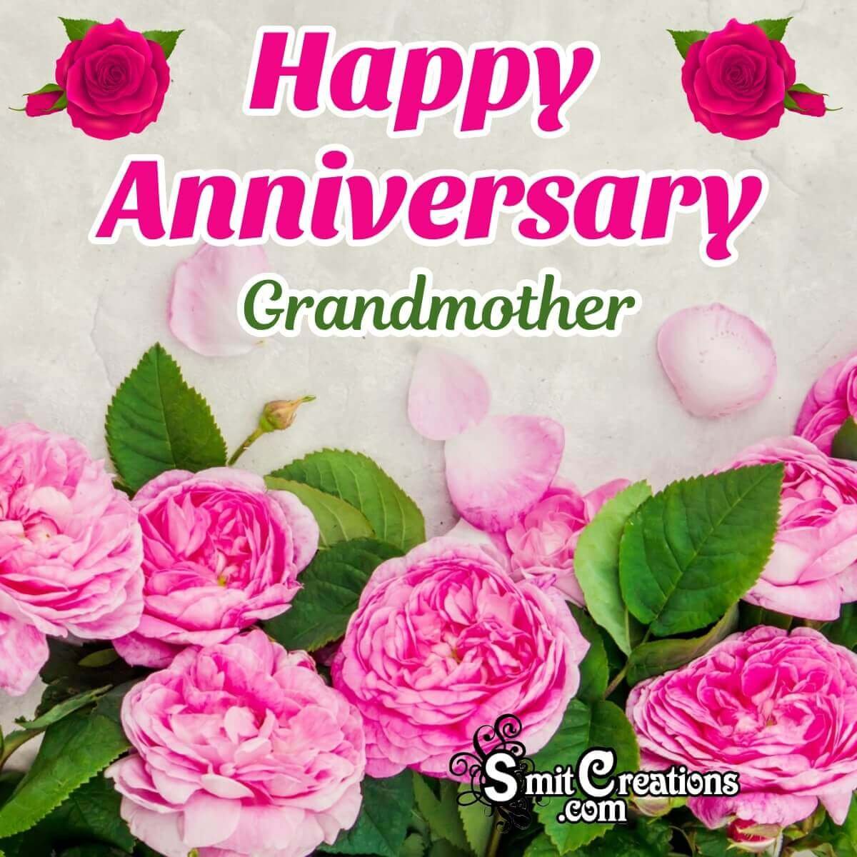 Happy Anniversary Greeting Pic For Grandmother