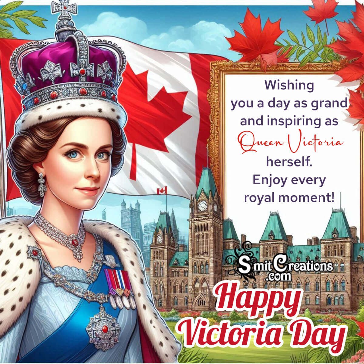 Happy Victoria Day Greeting Image