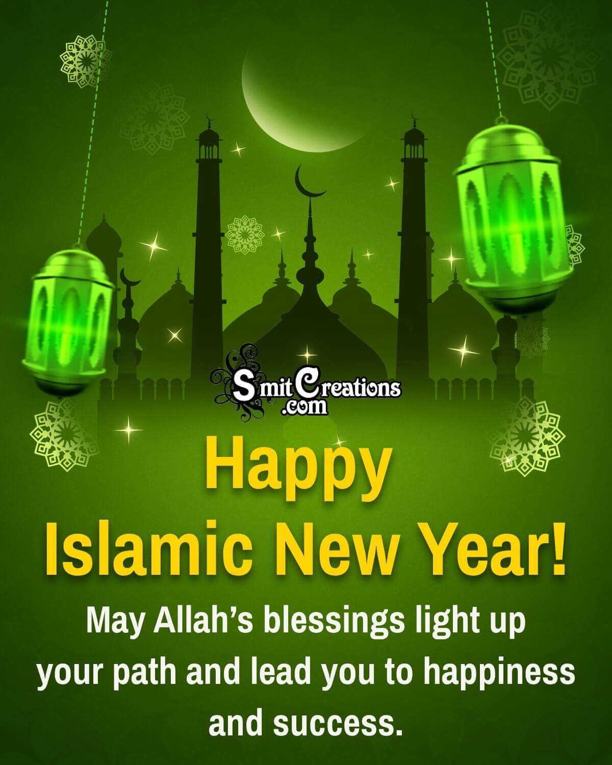 Beautiful Islamic New Year Wishing Pic