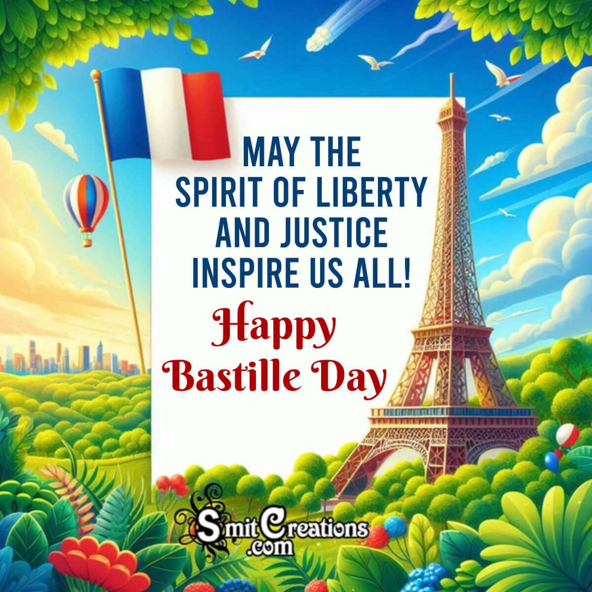 Happy Bastille Day Message Pic