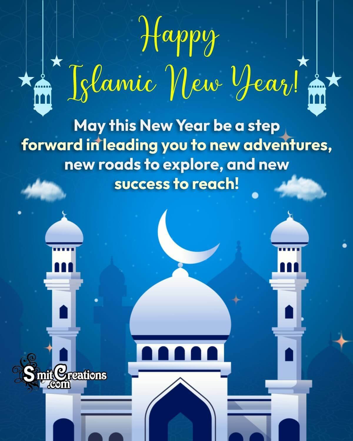 Islamic New Year Greeting Photo