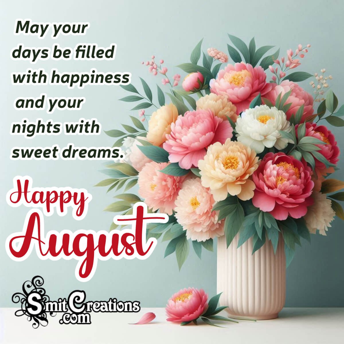 August Month Message Pic