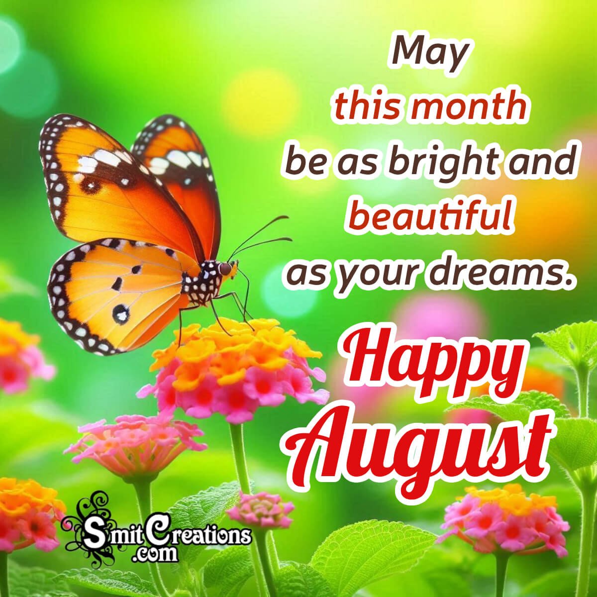 Happy August Message Image