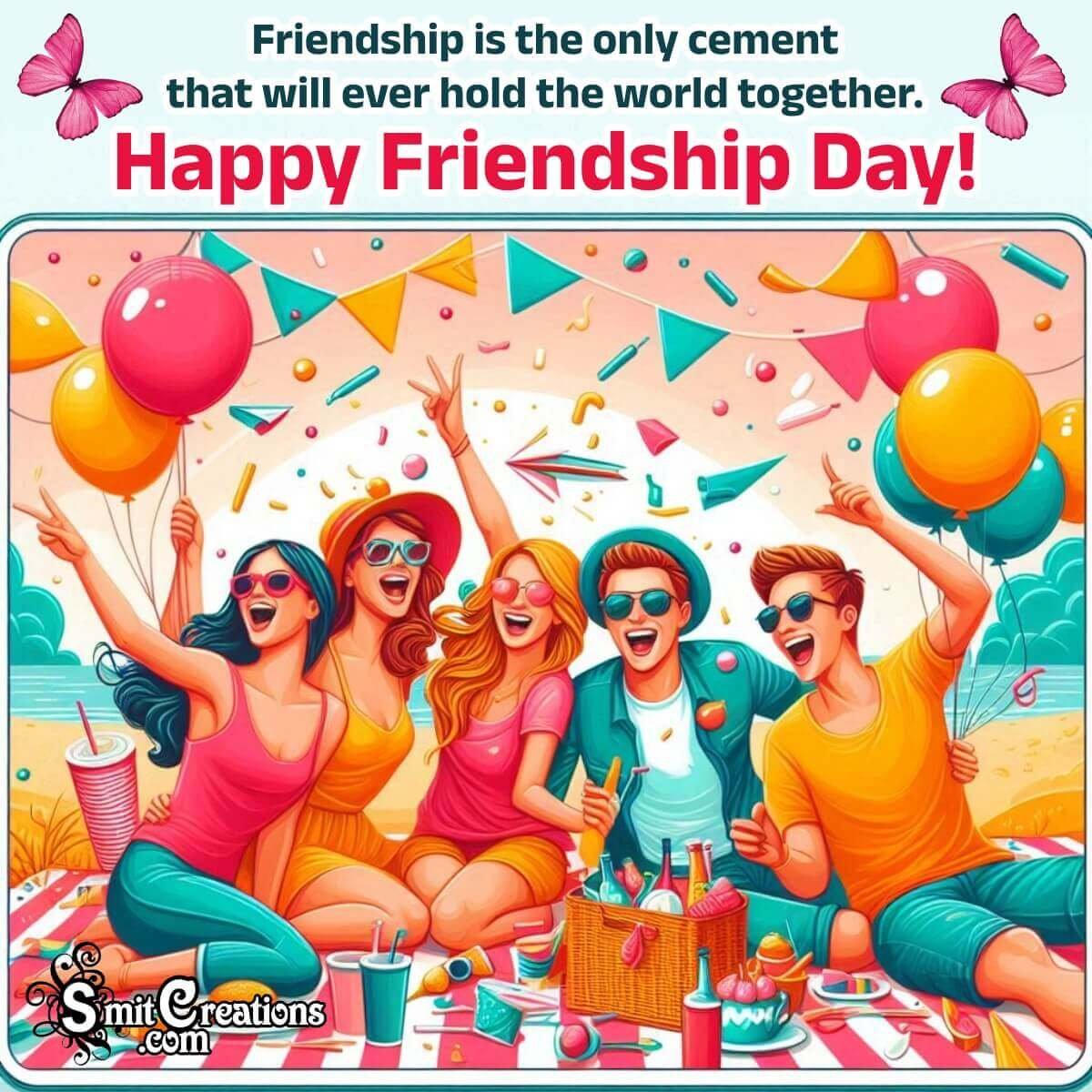 Happy International Friendship Day Message Pic