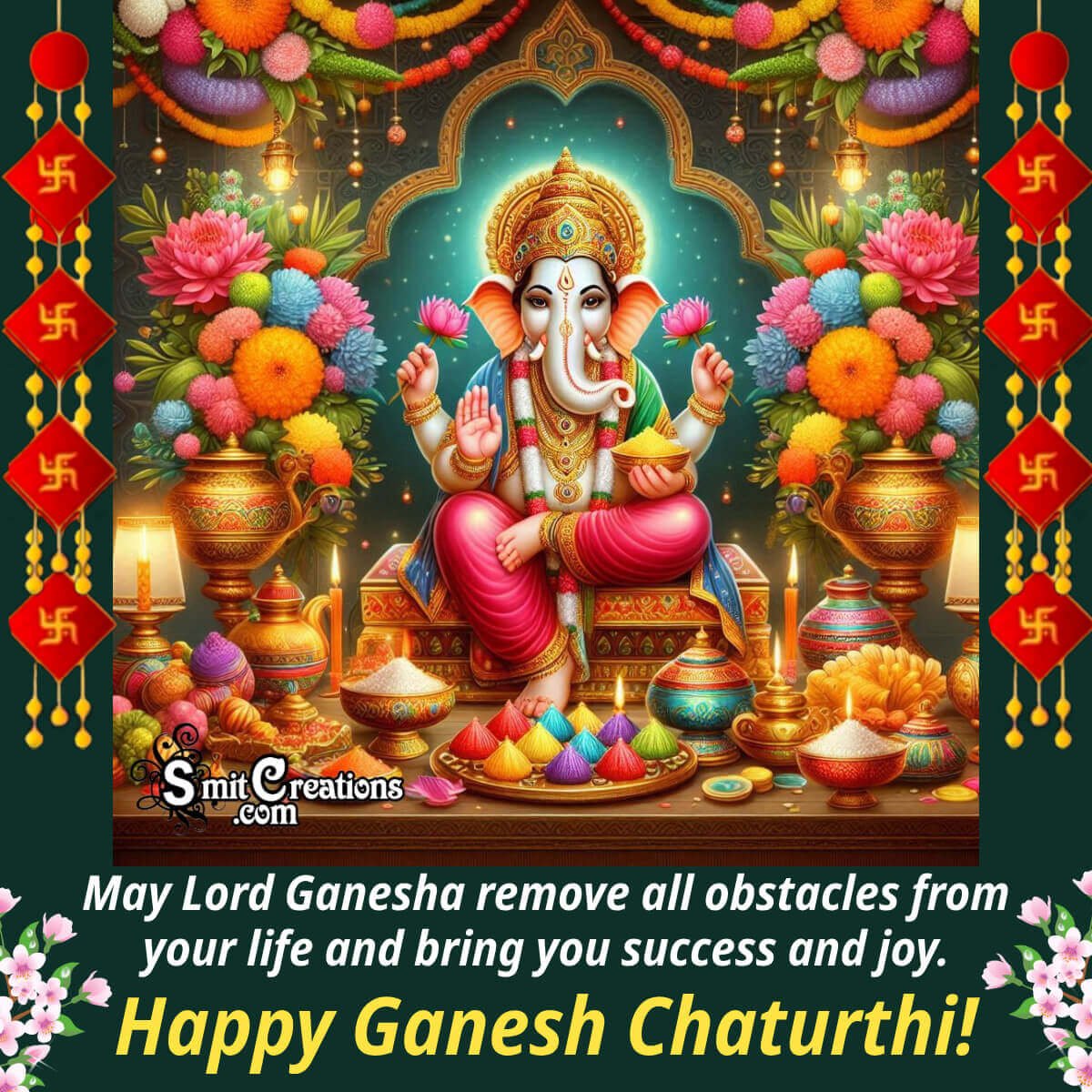 Happy Ganesh Chaturthi Message Pic