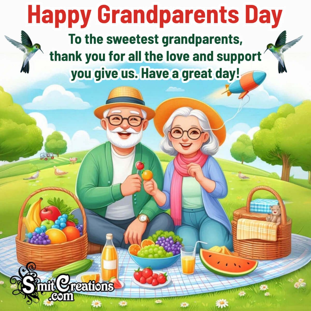 Happy Grandparents Day Wish Photo