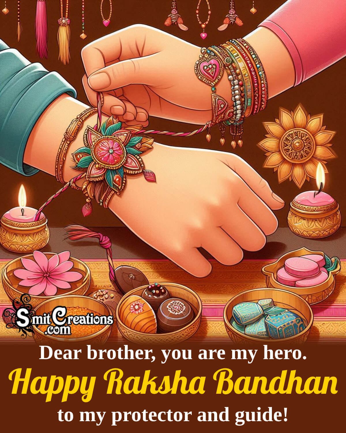 Happy Raksha Bandhan Greeting Pic