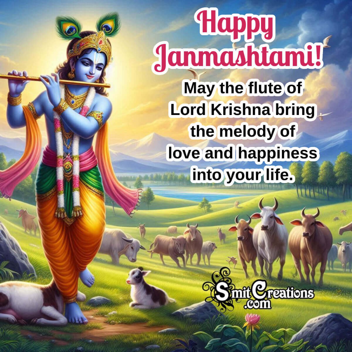 Krishna Janmashtami Message Pic