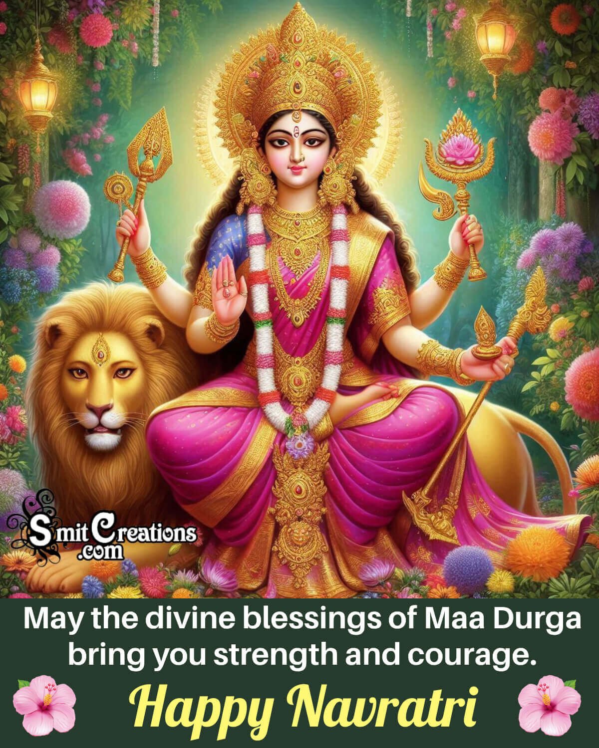 Blessed Navratri Wishing Photo