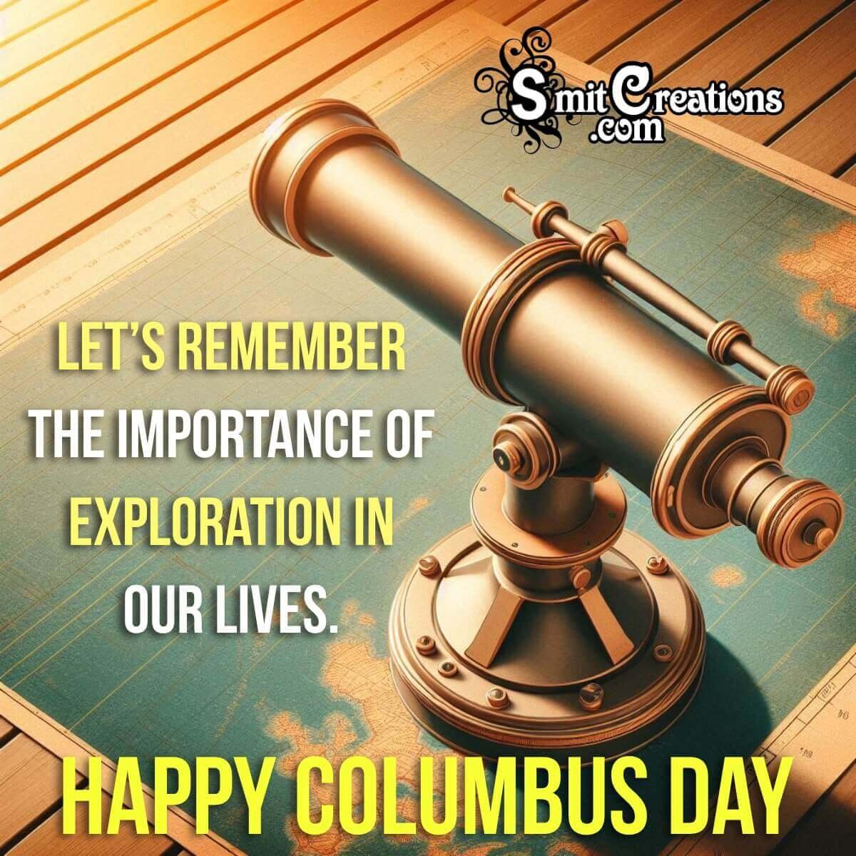 Columbus Day Fb Status Photo