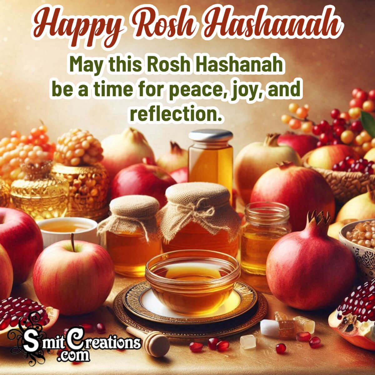 Happy Rosh Hashanah Greeting Photo