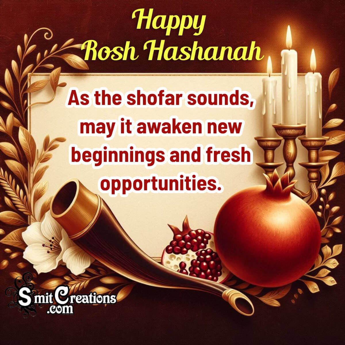 Happy Rosh Hashanah Message Pic