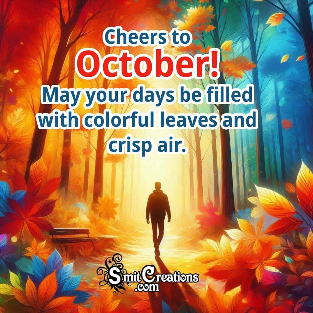 October Month Best Greeting Picture