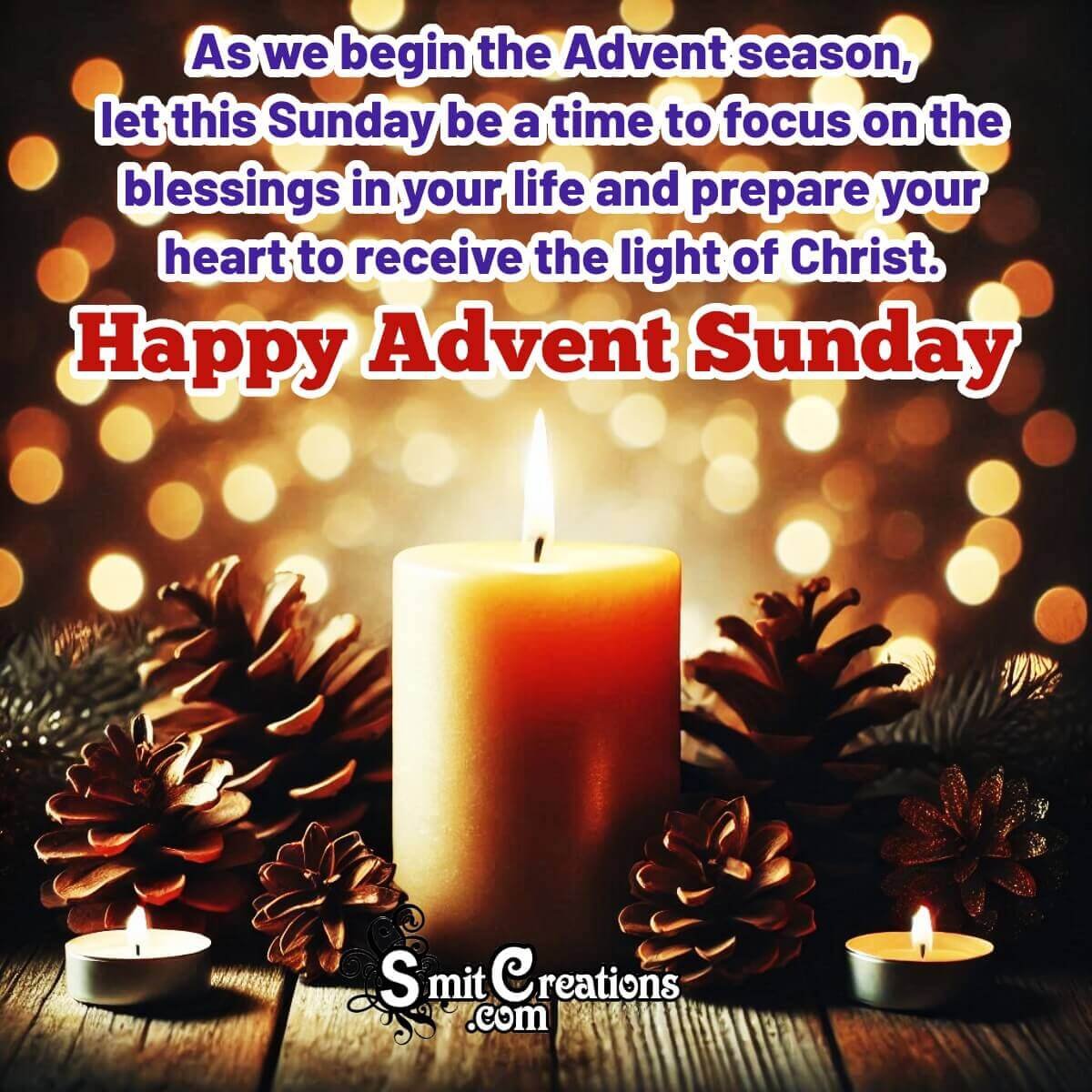 Happy Advent Sunday Greeting Pic